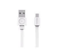 Allocacoc 10452WT/USBMBC câble USB USB A Micro-USB B Blanc
