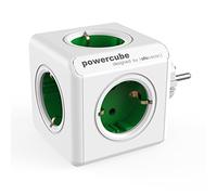 Allocacoc 16896 PowerCube Original Bloc mural 5 Prises Blanc Multicolore