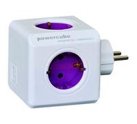 Allocacoc PowerCube ReWirable USB - Unité de distribution secteur - CA 100-250 V - connecteurs de sortie : 4 - violet orchidée