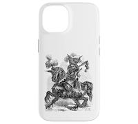 Alloces Un Soldat à tête de Lion Qui crache Le feu sur Un Cheval Coque pour iPhone 14