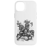 Alloces Un Soldat à tête de Lion Qui crache Le feu sur Un Cheval Coque pour iPhone 14 Plus