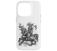 Alloces Un Soldat à tête de Lion Qui crache Le feu sur Un Cheval Coque pour iPhone 14 Pro