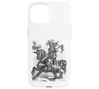 Alloces Un Soldat à tête de Lion Qui crache Le feu sur Un Cheval Coque pour iPhone 15