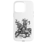 Alloces Un Soldat à tête de Lion Qui crache Le feu sur Un Cheval Coque pour iPhone 15 Pro Max
