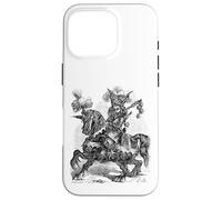 Alloces Un Soldat à tête de Lion Qui crache Le feu sur Un Cheval Coque pour iPhone 16 Pro