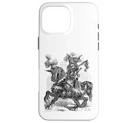 Alloces Un Soldat à tête de Lion Qui crache Le feu sur Un Cheval Coque pour iPhone 16 Pro Max