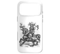 Alloces Un Soldat à tête de Lion Qui crache Le feu sur Un Cheval Coque pour iPhone 17 Pro Max