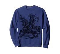 Alloces Un Soldat à tête de Lion Qui crache Le feu sur Un Cheval Sweatshirt