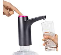 ALLOMN Distributeur d'eau électrique, 600 ml, rechargeable par USB, pompe à eau potable sans fil, pompe automatique pour la maison, le bureau, le camping-car