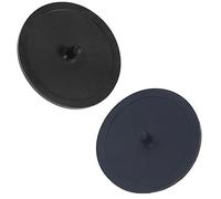 ALLOMN Lot de 2 disques de nettoyage pour machines à expresso - Disques en caoutchouc pour machines à expresso - Filtres aveugles - Plaques de nettoyage en caoutchouc pour machine à café