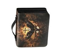 alloneslife à bandoulière en cuir PU avec Construction épaissie pour protéger les objets de valeur, sacoche de culte imprimée tendance