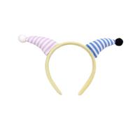 alloneslife Bandeau d'oreille de clown, bandeau festif pour photomaton, accessoire festif en corne de clown, bandeau de fête, bandeau amusant pour festivals de musique