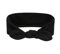 alloneslife Bandeau élastique en polyester doux pour femme et fille - Pour yoga, gym, voyage et lavage du visage au quotidien - Noir