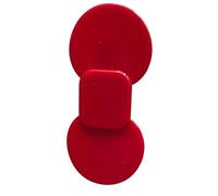 alloneslife Barrette à cheveux populaire en résine avec nœud papillon rouge pour filles et adolescentes - Accessoires de coiffure - Accessoires photo (L)