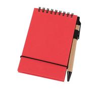 alloneslife Bloc-notes à reliure à double bobine non lignée de 50 feuilles avec fermeture à sangle élastique pour la prise de notes des étudiants, carnet de poche de 3 x 4, 5 pouces