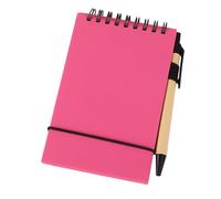 alloneslife Bloc-notes à reliure à double bobine non lignée de 50 feuilles avec fermeture à sangle élastique pour la prise de notes des étudiants, carnet de poche de 3 x 4, 5 pouces