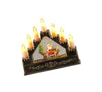 alloneslife Boîte à musique de Noël avec effets de chute de neige et chansons saisonnières pour décoration de cheminée ou décoration de fête, boîte à musique avec fontaine rotative