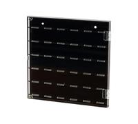 alloneslife Boîte de présentation pour médiators de guitare, transparent pour médiators de basse, pour toute décoration de plectre de collection, souvenir, pour médiators de basse, boîte de