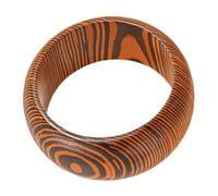 alloneslife Bracelet géométrique en bois léger et empilable fabriqué à la main pour femme - Bijoux décontractés ou formels, taille unique, Comme décrit