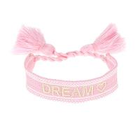 alloneslife Bracelet tressé réglable fait à la main en corde pour femmes et filles, taille unique, Comme décrit