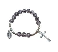 alloneslife Bracelets de croix de bijoux religieux en de | Bracelets de perles de prière en faits à la main, vêtements délicats, bracelets à breloques de foi