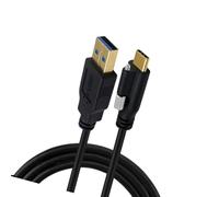 alloneslife Câble USB3.0 Type C résistant vibrations, prise, 3m | Bouchon aligné centre, détail de verrouillage à double vis, équipement d ' automatisation, construction à haute