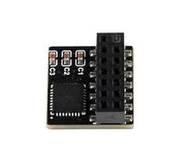 alloneslife Carte de sécurité SPI TPM 2.0 | Connecteur de carte mère 14 broches, module compact pour la défense du bureau, utilisation de la configuration des