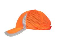 alloneslife Casquette de baseball, chapeau de baseball réfléchissant pour extérieur, extérieur, jardin, cour, voyage, orange fluo, S-3XL