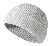 alloneslife Chapeau réfléchissant en tricot coupe-vent pour la pêche, la course à pied, les sports de plein air et la randonnée, blanc, S-4XL