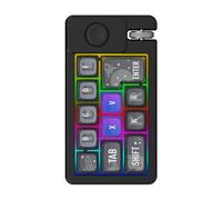 alloneslife Clavier couleur 3 modes connexion 2,4 GHz filaire programmation macro ergonomique