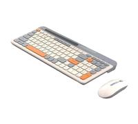 alloneslife Clavier fin avec connexion Bluetooth 5.0 2,4 G pour Windows Plusieurs systèmes