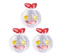 alloneslife Décoration de jardin lumineuse d'Halloween avec citrouilles et chauves-souris lumineuses pour décoration de cour d'Halloween Statue de clown en résine