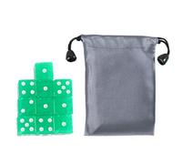 alloneslife Dés en Acrylique À Six Faces De 19mm Jeu Coloré pour Salle Classe Enseignement Éducatif Jouet Comptage Outil d'apprentissage des Mathématiques Ensemble Dés Transparents