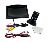 alloneslife Écran d ' Affichage du véhicule Moniteur de, Desktop Stand | Deux entrées caméra, format NTSC, utilisation 12 à 24 volts pour aide stationnement