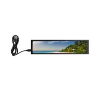 alloneslife Écran LCD de 28,6 cm de long avec angle de vision de 170 °, deux canaux stéréo et connectivités USB Plug and Play, solution d'affichage étendue pour économiser de l'espace