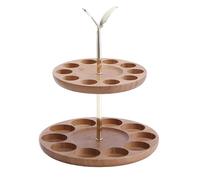 alloneslife Élégant support de table en métal pour bouteilles de vin, porte-bouteilles de vin, supports de rangement en verre adaptés aux porte-gobelets et bouteilles
