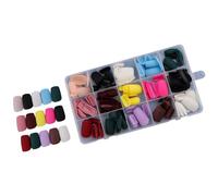 alloneslife Elegant Touch Lot de 360 faux ongles à coller en acrylique avec étui (18)