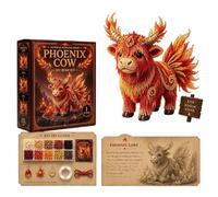 alloneslife Ensemble d ' art en perles bovines 3D, 185