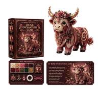 alloneslife Ensemble d ' art en perles bovines 3D, C