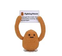 alloneslife Ensemble de fil à crochet pour plantes - Motif animal mignon - Pour débutants - Avec vidéo en anglais - Pour débutants