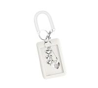alloneslife Étui à Cartes Polyvalent en Plastique Transparent, Housse de Protection avec Porte-clés pour à, Porte-clés, breloque, Protecteur d ' école