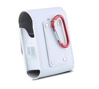 alloneslife Étui de transport pour télémètre de golf avec mousqueton, petites pochettes résistantes à l'usure, sac de rangement pour appareils de golf, blanc
