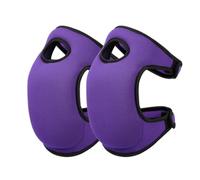 alloneslife Genouillères élastiques rembourrées et respirantes, Purple | Rembourrages en éponge douce, ajustement confortable pour le nettoyage des sols et la construction, adaptés