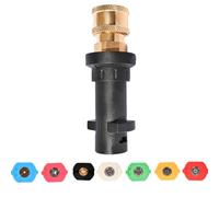 alloneslife High Pressure Washer Adapter for K2 K3 K4 K5 K6 K7 1/4in Quick Connecting Fitting Fittings Adapters Connect Foam Cannon Fitting