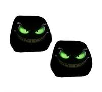 alloneslife Housses de protection universelles en polyester doux pour appuie-têtes hilarantes Halloween pour voitures, SUV et véhicules
