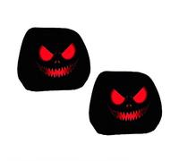 alloneslife Housses de protection universelles en polyester doux pour appuie-têtes hilarantes Halloween pour voitures, SUV et véhicules