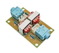 alloneslife Isolateurs de Boucle de Masse stéréo, Headphone Socket int | Filtre de bruit stéréo avec 3, 5 mm et bornes de câblage pour une écoute sans bruit empêchant la distorsion des