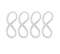 alloneslife Joints en Silicone de qualité Alimentaire, 4 pièces, pour équipement de distillateur d ' Eau, Fermeture sécurisée et résistance à la, Joint en Silicone de qualité médicale