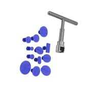 alloneslife Kit complet de réparation de bosses en métal avec poignée en T et 12 extracteurs pour bricolage, entretien de carrosserie, maison, garage, utilisation en extérieur, kit d'extracteur de