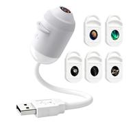 alloneslife Lampe de Projection StarrySky rotative Manuelle USB Plug and Play pour intérieur de Voiture scène de Nuit Romantique Lumière de Projection rotative Manuelle